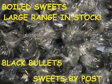 KINGSWAY BLACK BULLETS Sweets Retro Pick N Mix Hard Boiled Wrapped Traditional