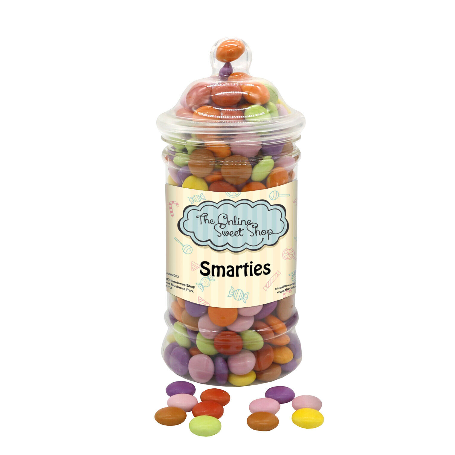 Chocolate Beans Sweets Jar Pick and Mix Candy Retro Party Treats