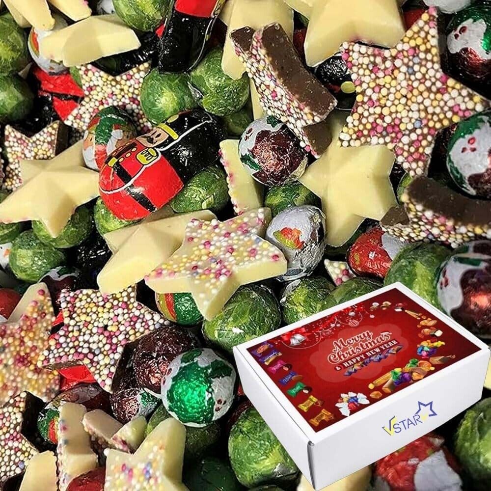 Christmas Mix Chocolate & Sweets Pick N Mix Retro Xmas Perfect Treat 250-5kg