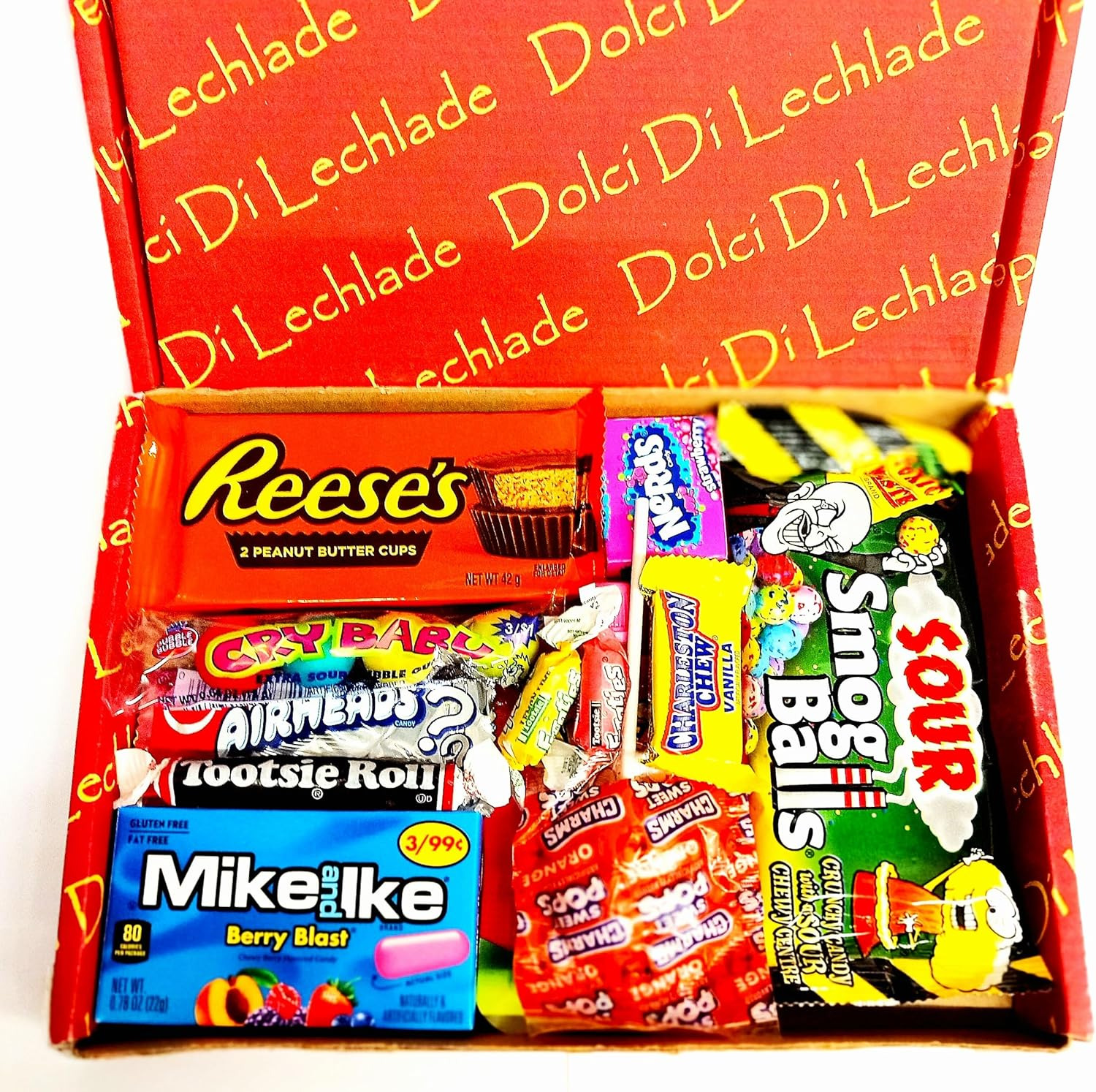 American Sweets Gift Box - Dolci Di Lechlade - Candy USA Chocolate Sweet Pick & 