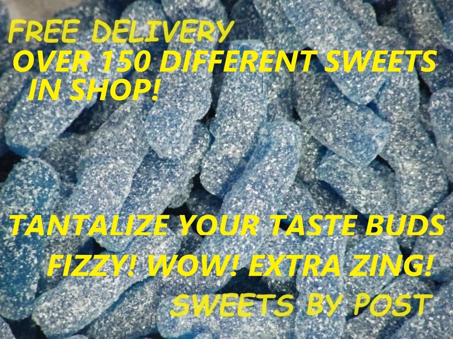 FIZZY JELLY BLUE BABIES Sweets Retro Pick N Mix Candy Buffet Kids Party Sour