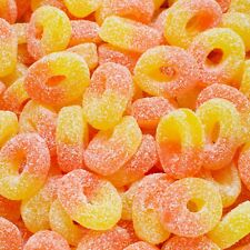 Peach Rings Fizzy Pick N Mix Retro Vegan Sour Sweets Birthday Wedding Favours