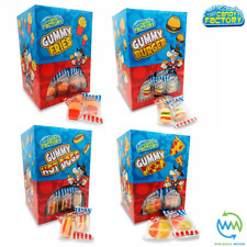 GUMMY Pizza Hot Dog Fries Burger Individual CRAZY CANDY FACTORY Retro SWEETS UK