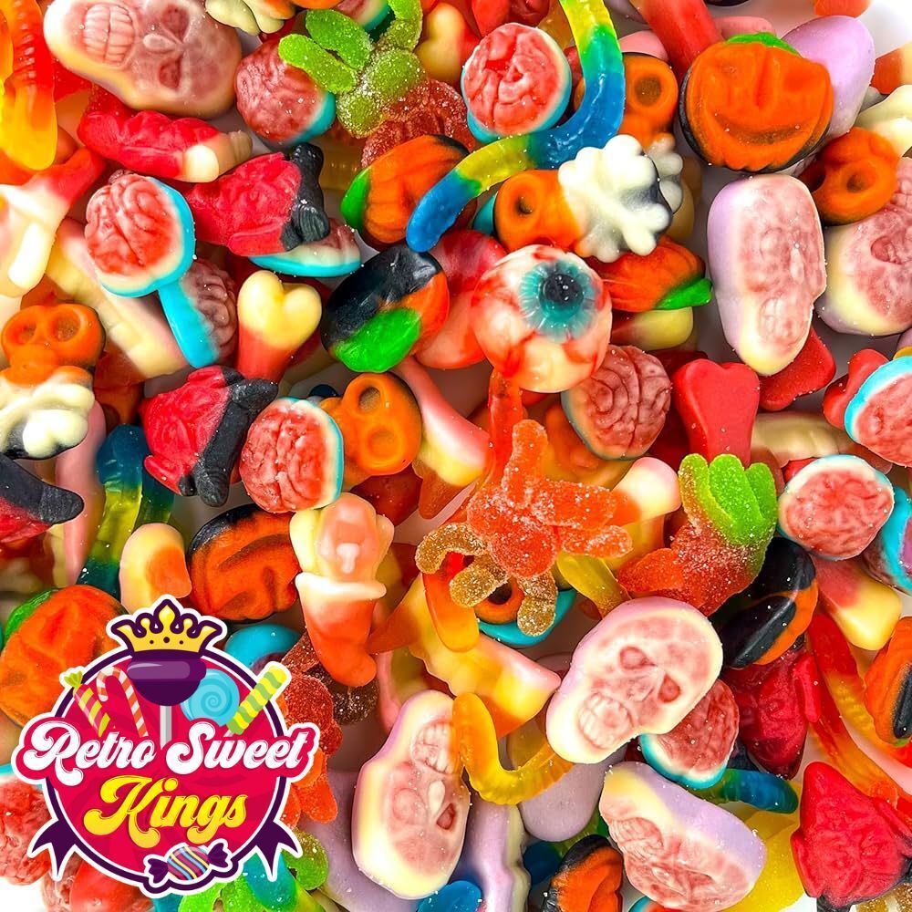 Spooky Halloween Mystery Mix Sweets Pick N Mix Trick Or Treat Gummy Retro Scary