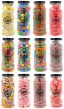 LARGE JAR RETRO SWEETS (20cm) Pick n Mix RETRO Wedding Kids Candy Sweet Shop