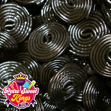 Liquorice Wheels Retro Sweets Favours Pick n Mix Sweets Halloween Christmas