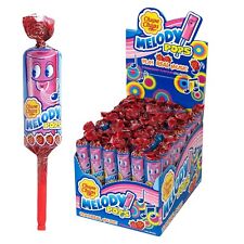 Chupa Chups Melody Pops Strawberry Flavour Retro Lollipops Candy Whistles Sweets