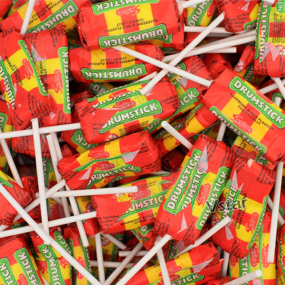 Swizzels Drumstick Fruit Flavour Lollipops 10 5g Kids Retro Sweets Kids Swizzels Drumstick Fruit Flavour Lollipops 10 5g Kids Retro Sweets Kids
