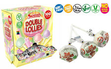 Swizzels Original DOUBLE LOLLIES VEGAN HALAL GLUTEN FREE Retro Sweets Wedding 