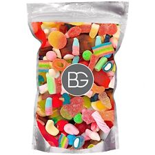 BG Quality Pick n Mix Sweets Pouches -Fresh Retro Candy Bag/Box/Tub 1kg Sweeties