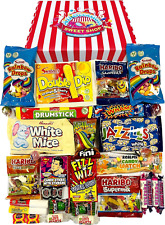 Retro Sweets Gift Box Candy Striped Old Fashioned Sweets Selection Hamper