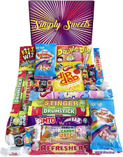 Simply  Sweets  Retro  Sweet  Hamper  Gift  Box .  Packed  with  the  Best  Retr