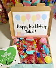 VEGAN Pick n Mix Sweets Box Retro Gift Hamper Birthdays Gift Kids